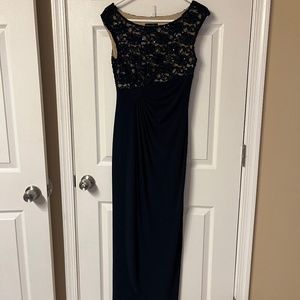 Royal blue dress